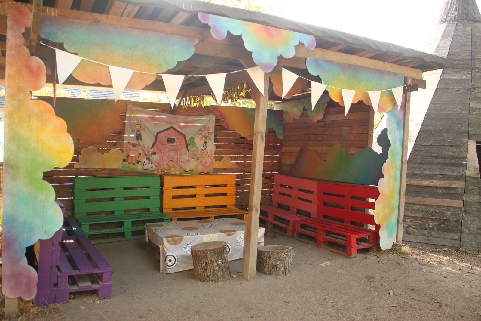 Espace anniversaire de la Ferme Rainbow